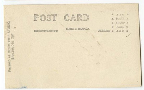   Ontario M C s from The Wharf RPPC AZO Postcard BickmoreS