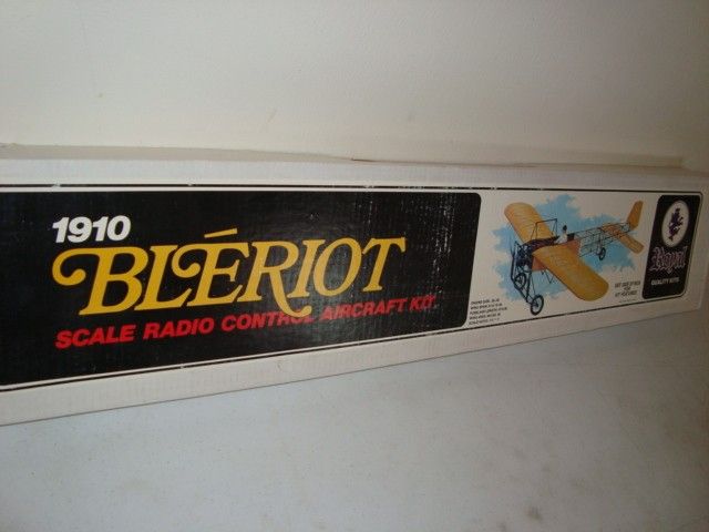 Royal 1910 Bleriot Radio Controlled Model Airplane Kit Factory SEALED 