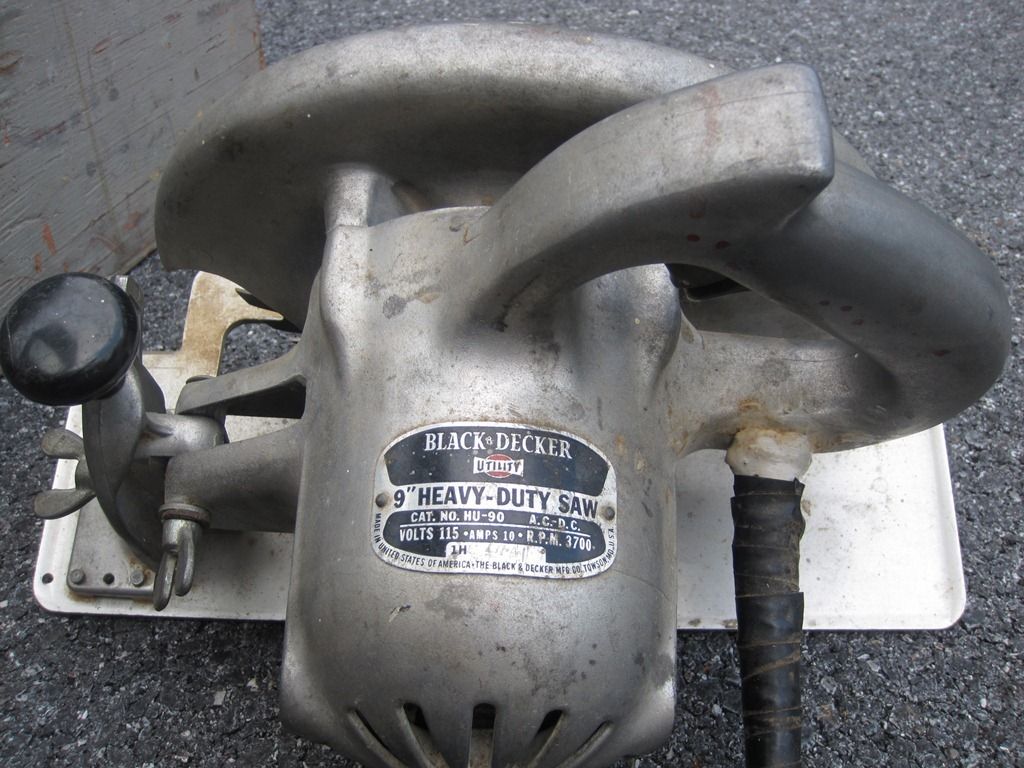 Buy the Vintage Black & Decker 1HP 7 ¼” Circular Saw In Metal Case