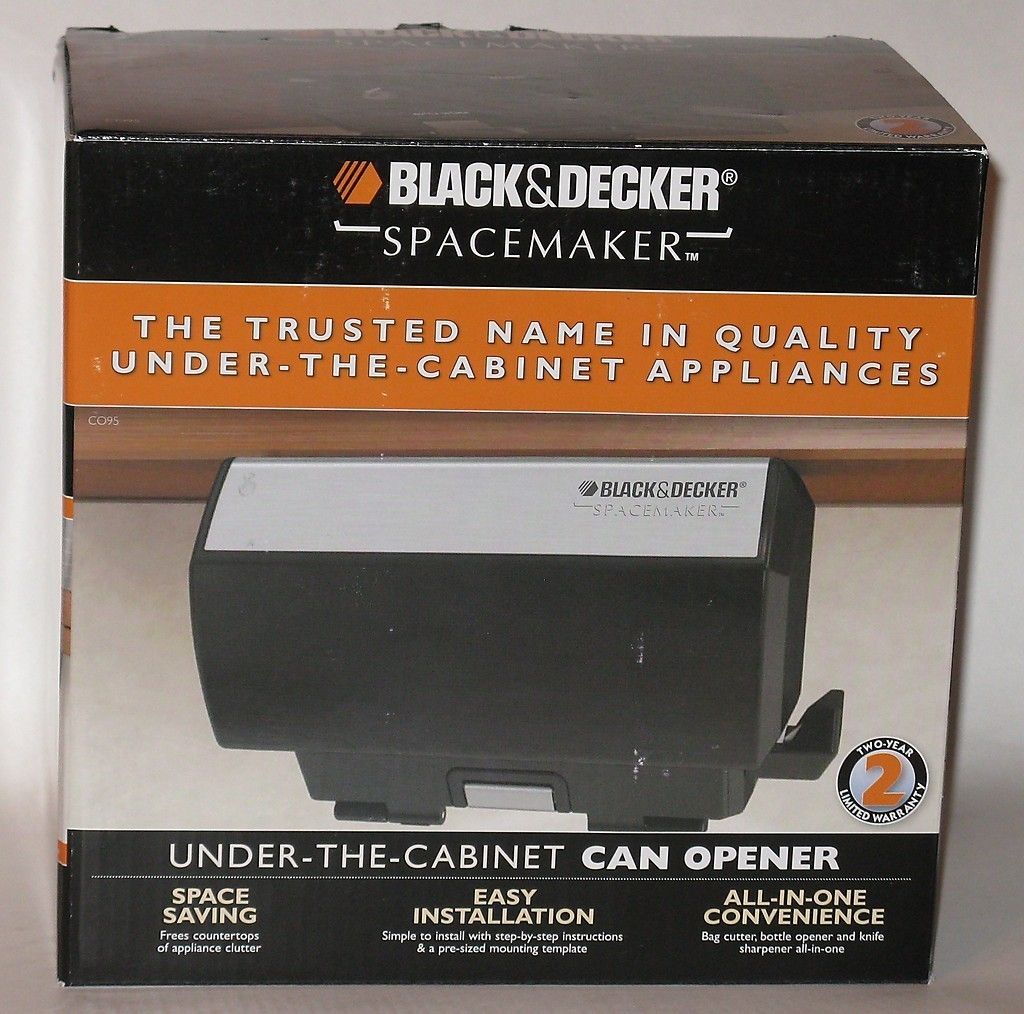 Buy the Black & Decker Ec600 Spacemaker Under Cabinet Can Opener & Knife  Sharpener