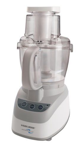 Black & Decker FP2500 PowerPro Wide Mouth 10 Cup Food Processor White