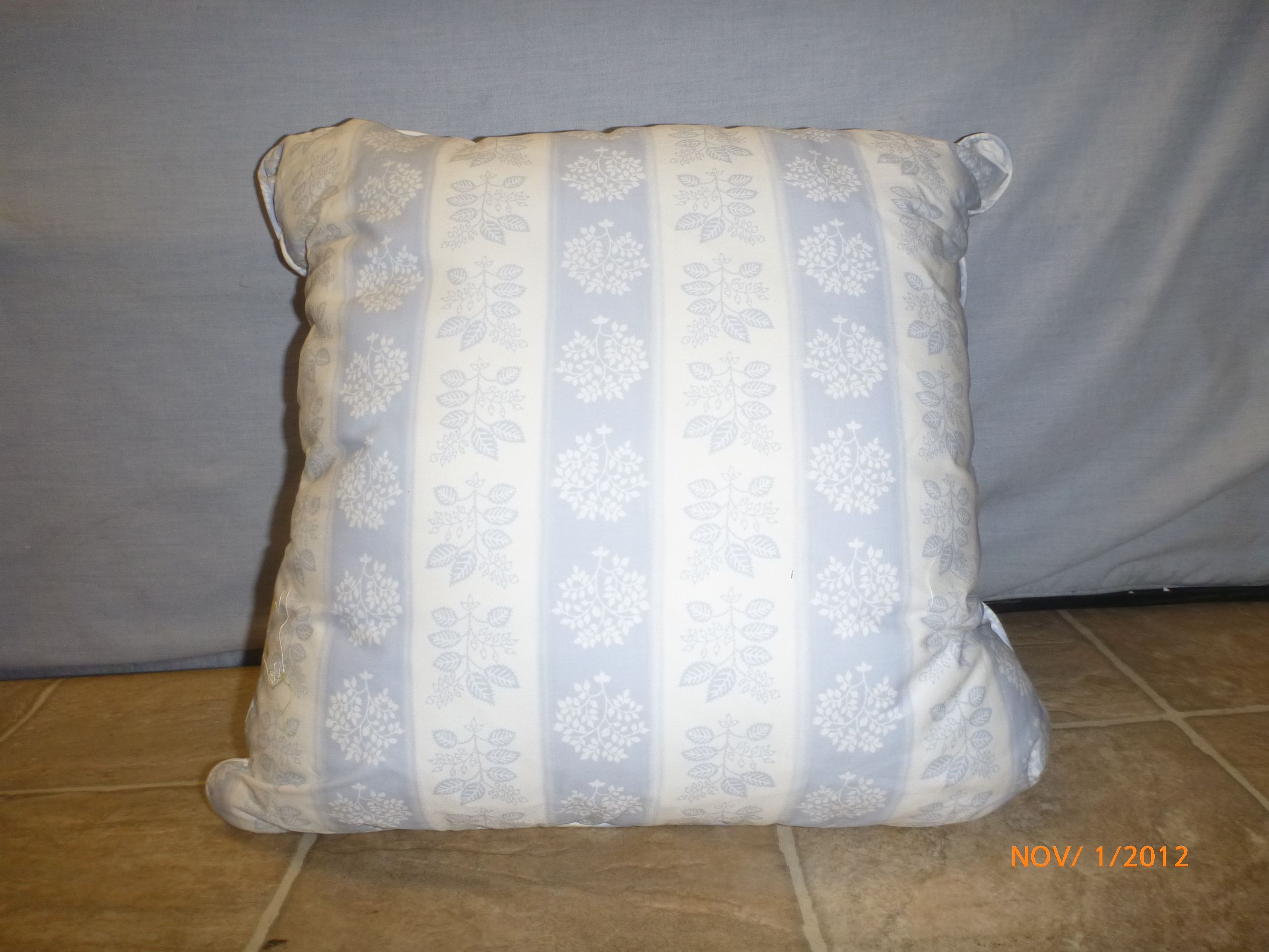 Jill Rosenwald Bedding Arboretum Square Pillow Bluebell