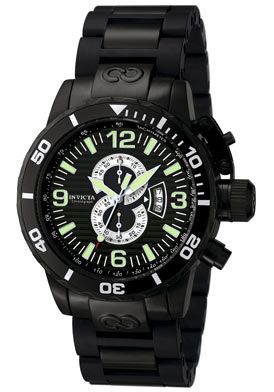   large sporty watches this one is gorgeous in all black invicta men s