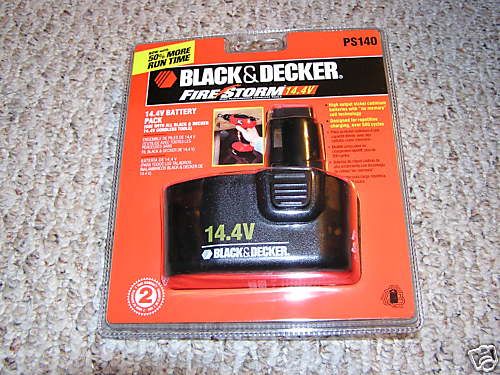 Black and Decker 14 4V Battery PS140 Post Style