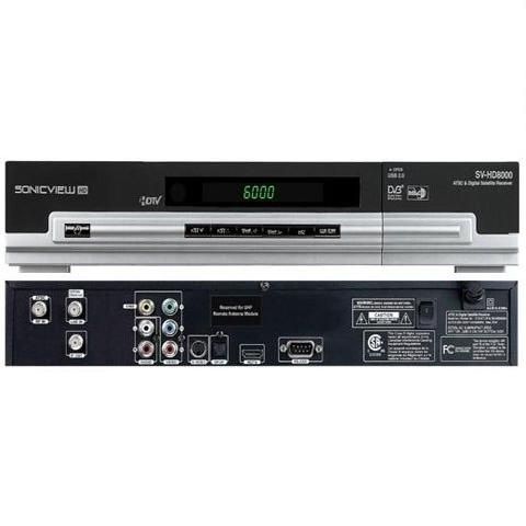   SV 8000HD FTA Receiver w 8PSK A 1 Modulation Board Remote More