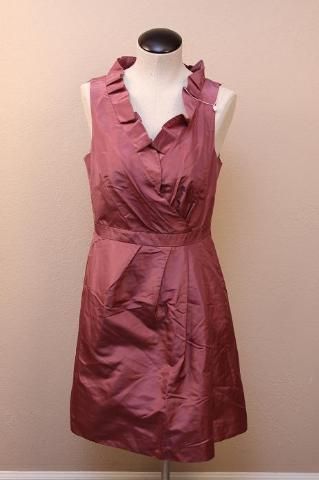 JCrew Silktaffeta Blakely Dress 4 Vintage Wisteria $250