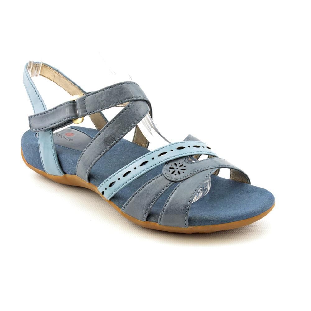 Blondo Zara Womens Size 7 Blue Open Toe Leather Dress Sandals Shoes 