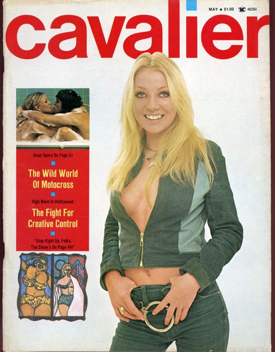 Cavalier May 1973 Motocross Pin UPS Vaughn Bode Very Fine