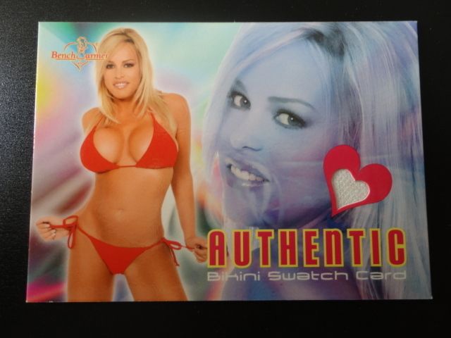 2008 Benchwarmer Bobbi Billard Swatch Card