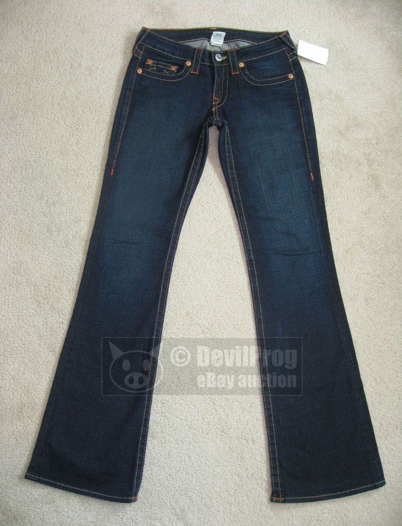 New True Religion Jeans Bobby Stretch Flare Leg Lonestar Size 28 