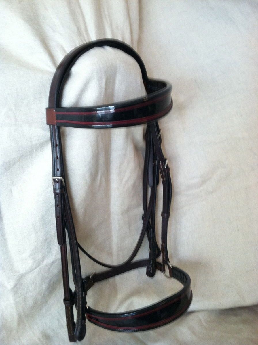 Bobbys Saddleseat Weymouth Bridle with Caveson Set New