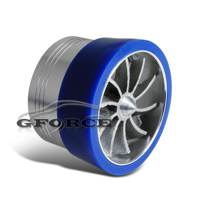 Air Intake supercharger Turbo Performance Chip Fan Blue