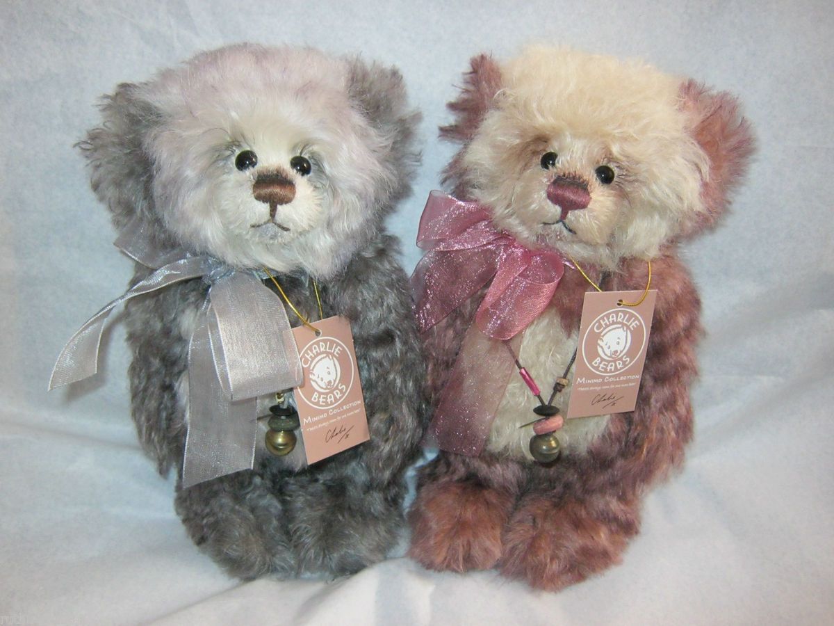    Bears RASPBERRY PAVLOVA BLUEBERRY PIE Minimos Matching set BNWT bags