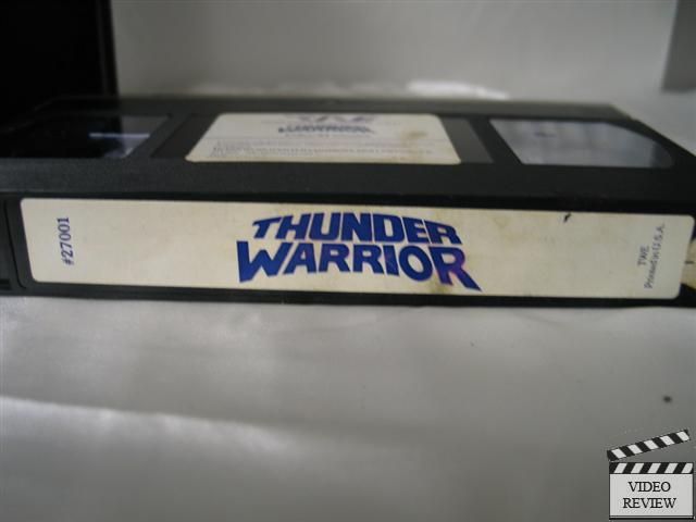 Thunder Warrior VHS Mark Gregory Bo Svenson