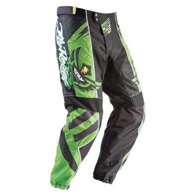 2011 Fly F 16 Race Pants Youth Sz 22 Waist Green BMX