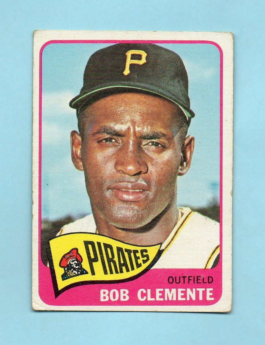 Pirates Roberto Bob Clemente 1965 Topps 160 VGEX Copy A