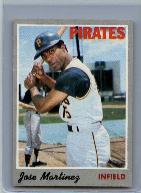 1970 Topps BB 8 Jose Martinez Pirates