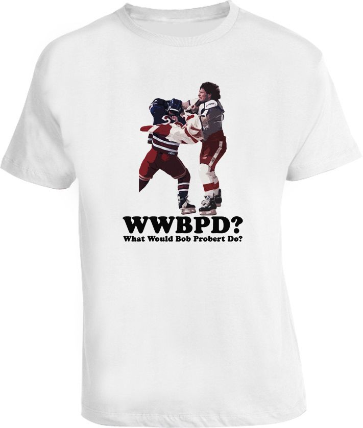  WWJD Bob Probert Hockey T Shirt