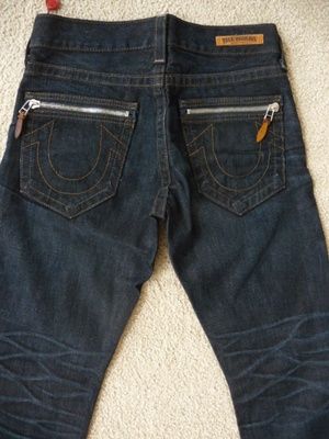 NWT True religion mens Bobby indigo zipper jeans in overland