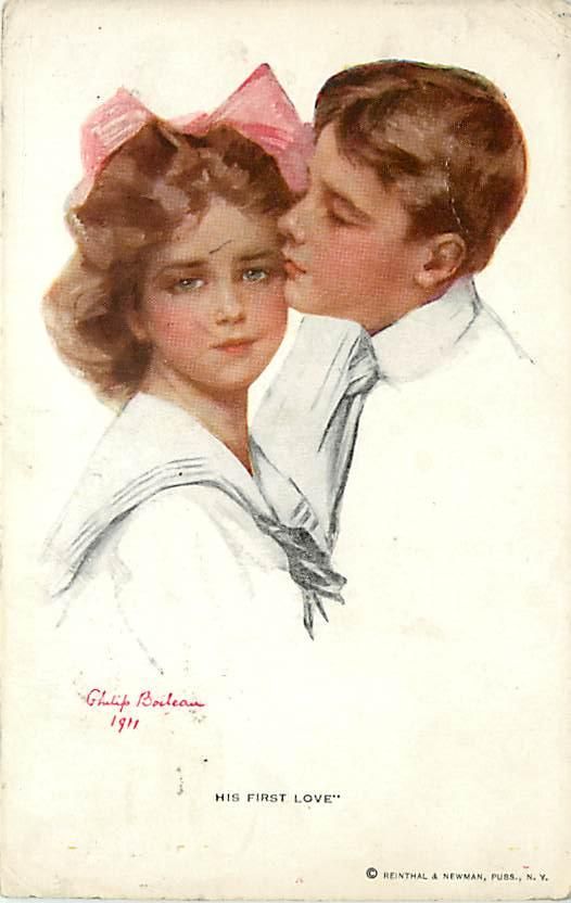 Philip Boileau His First Love mailed 1913 Early T78799