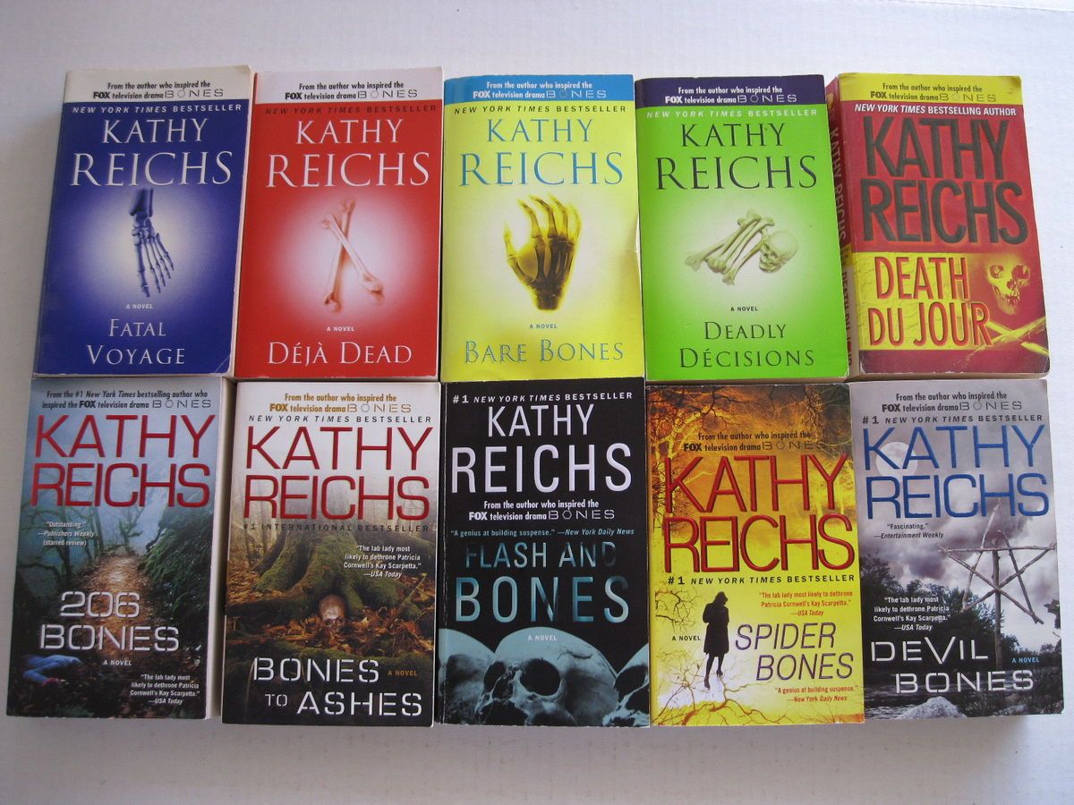   Reichs Lot of 10 Tempe Brennan Series TV Show Bones 1439102406