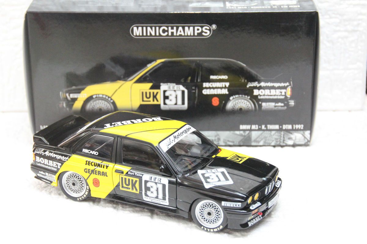 18 BMW E30 M3 DTM Luk Borbet 31 Minichamps