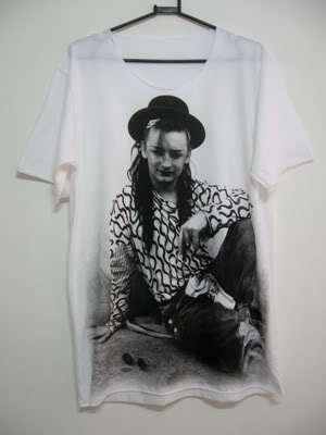 Boy George Culture Club 80s New Wave Rock T Shirt M