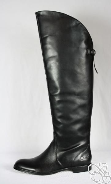 Coach Cheyenne Soft Calf Black Womens Equestrian Riding Boots New 