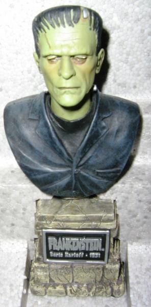 Universal Monsters Sideshow Resin Bust FRANKENSTEIN BORIS KARLOFF