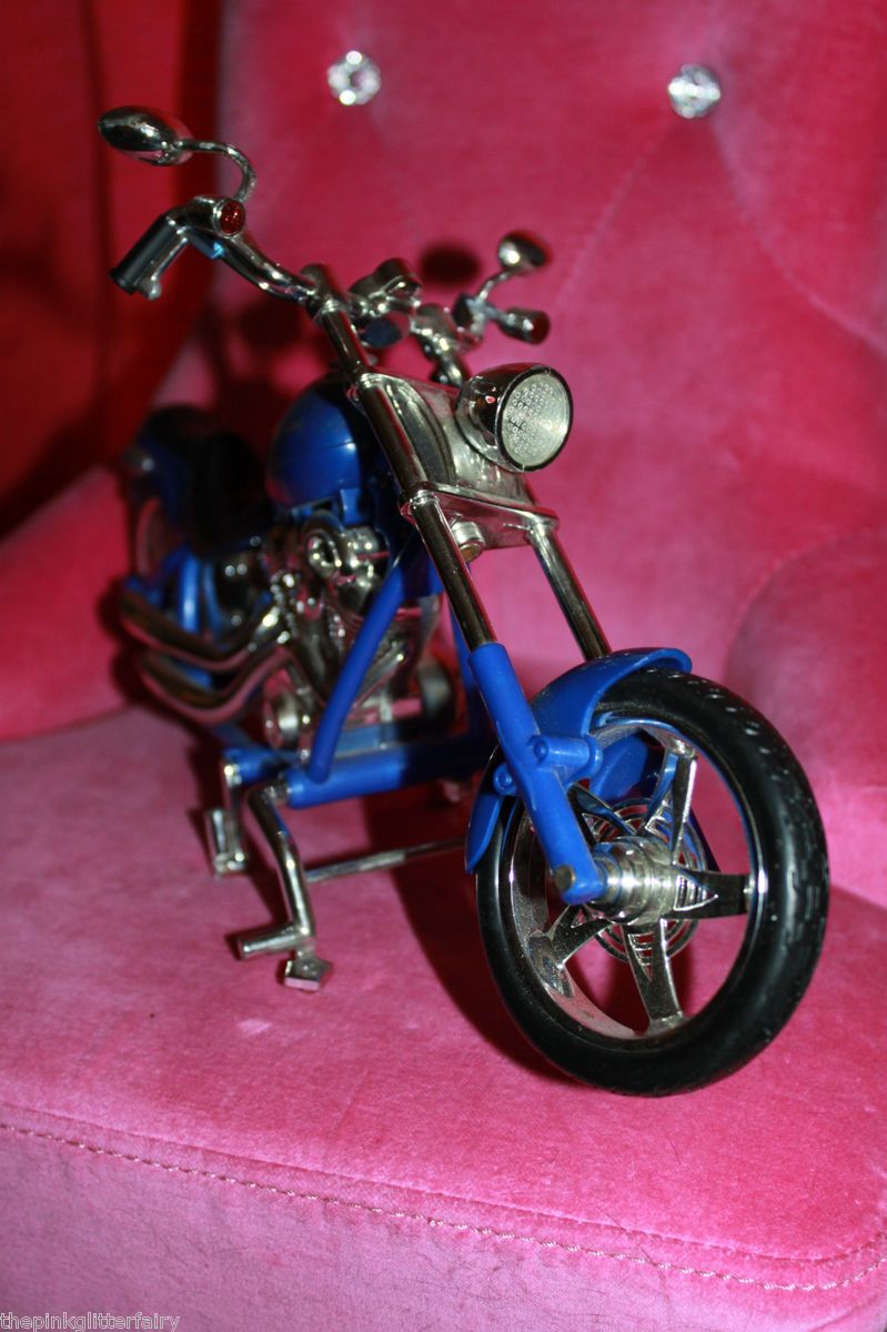 Bratz Boyz Doll Size Blue Black Harley Davidson Look Motorcycle Bike 