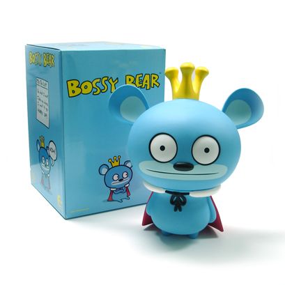 bossy bear vinyl 12 figure by david horvath