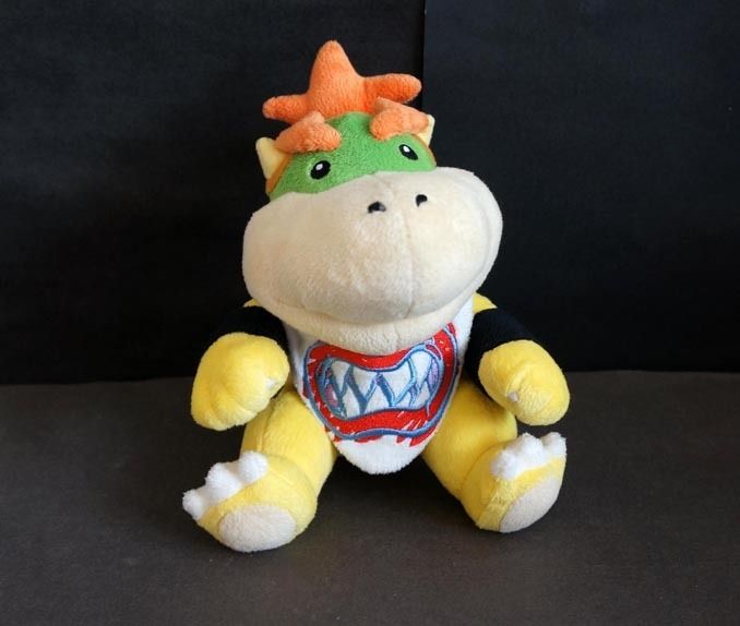 Bowser Koopa Jr Fuzzy Plush Soft Toy New Super Mario Bros