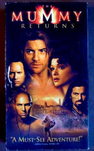 The Mummy Returns VHS 2001 Brendan Fraser 096898674133