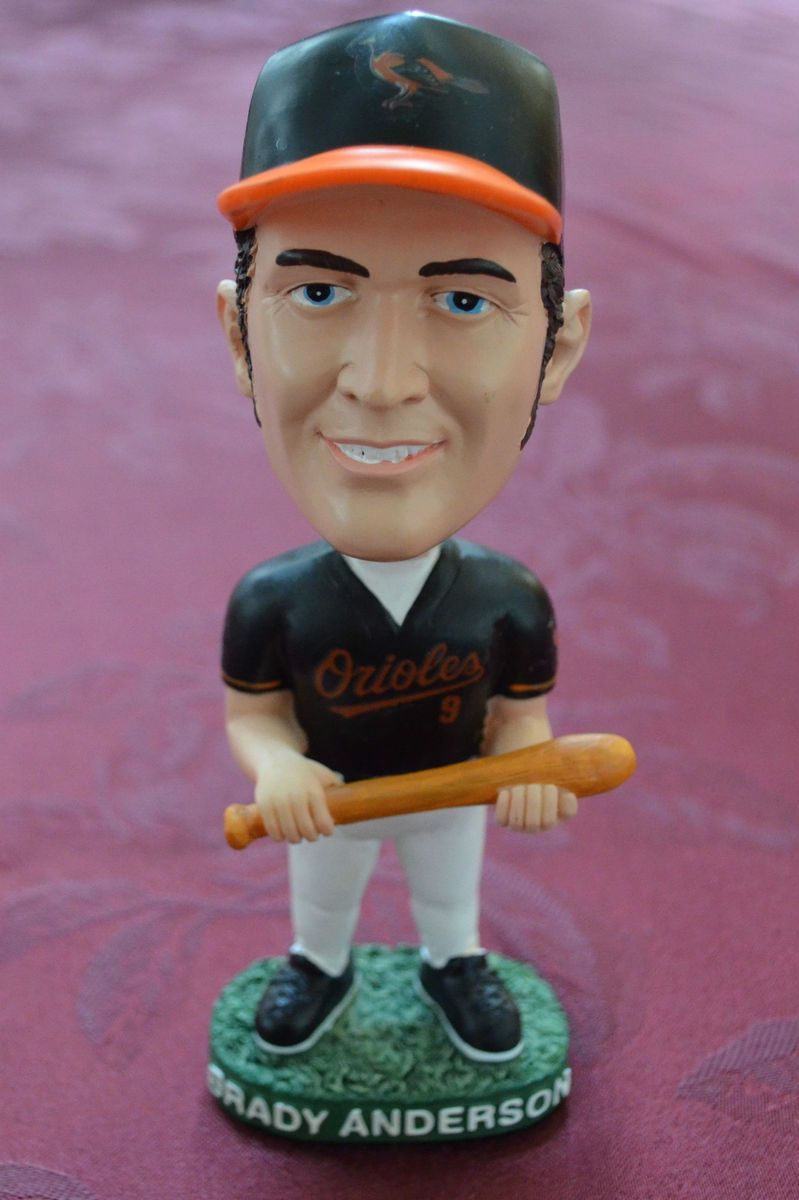 Brady Anderson Bobblehead MLB Baltimore Orioles 2001 Nodder SGA