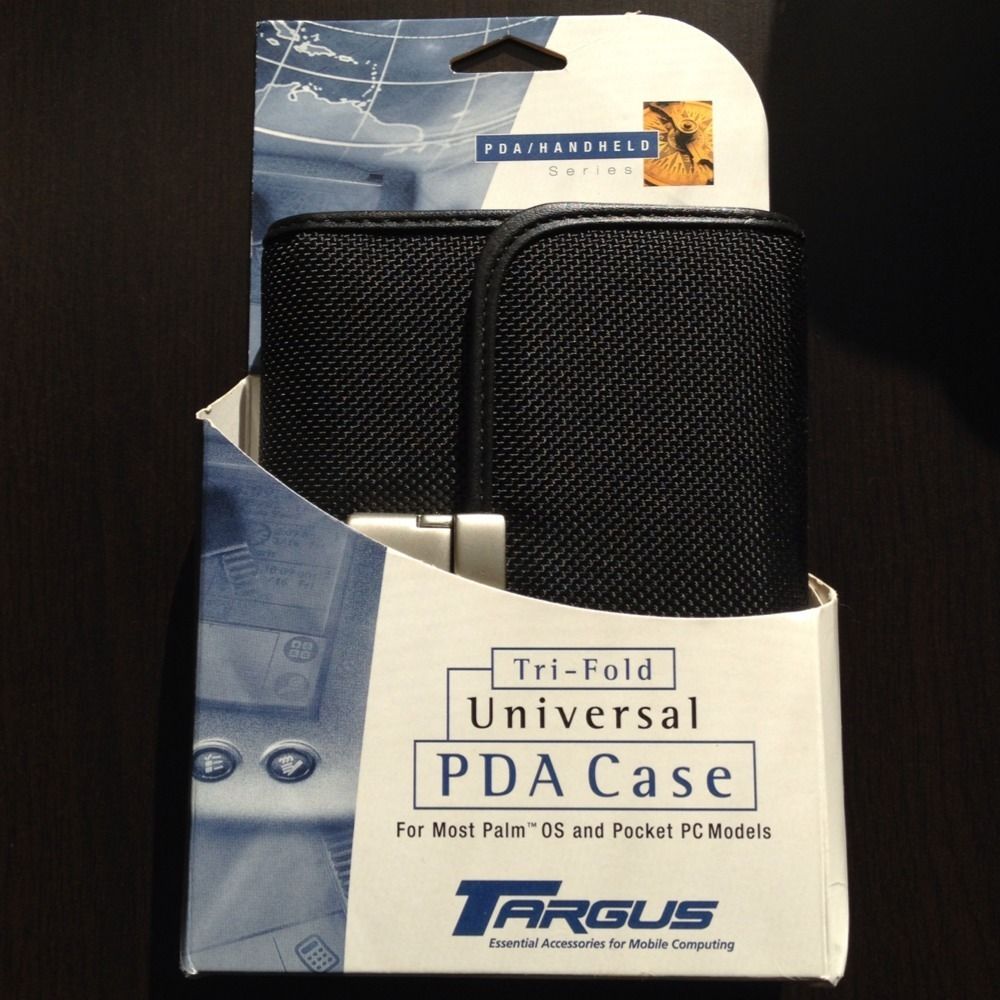 Brand New Targus Case Universal PDA Trifold Stowaway CH071 Black Nylon 