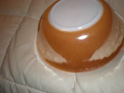 Vintage Fire King Peach Luster Wheat Pattern Round Bowl