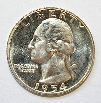  1954 Washington Quarter Gem Proof Condition