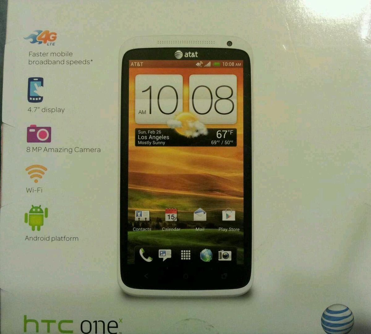 HTC One X   32GB   White (AT&T) Smartphone needs to be fixed