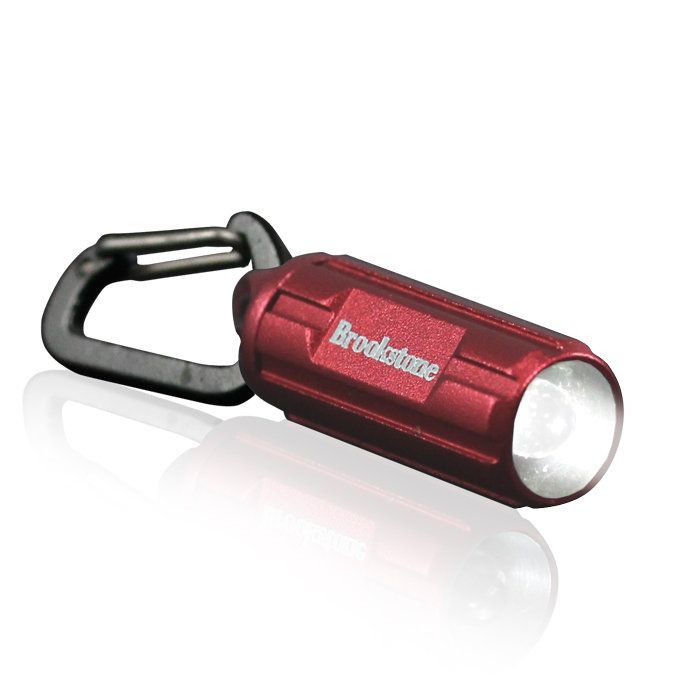 brookstone micro light led flashlight 1 pk unzip the darkness clip