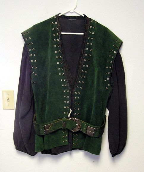   Original Prop Costume Autolycus Bruce Campbell Green Dgore 311