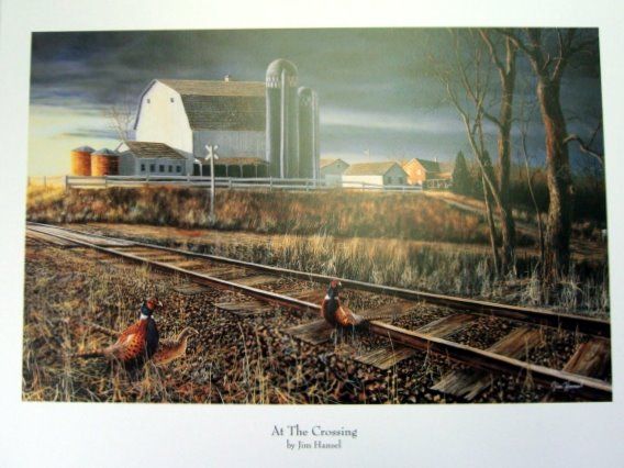 Jim Hansel Pheasant Print at The Crossing 12 x 7 5