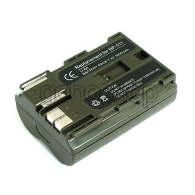 Battery for BP 512 BP 511A BP511 Canon PowerShot G1 G2 G3 G4 G5 G6 