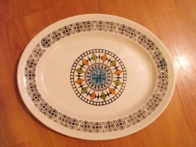 vintage kathy winkle broadhurst oval platter roulette