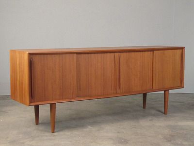 Hansen Danish Modern Teak Buffet Mid Century Sideboard