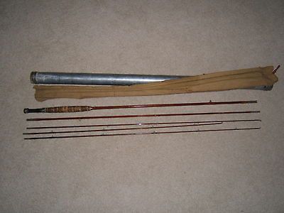 VINTAGE HEDDON BAMBOO FLY ROD #13 9 FEET 3 PIECE/3 TIP SOCK & HEDDON 