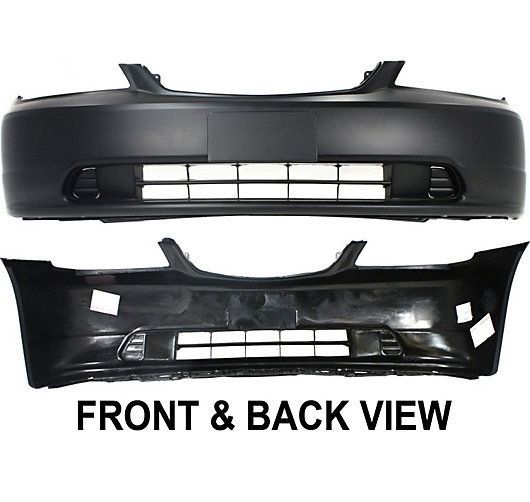 New Bumper Cover Facial Front Primered Coupe Sedan Civic HO1000197 