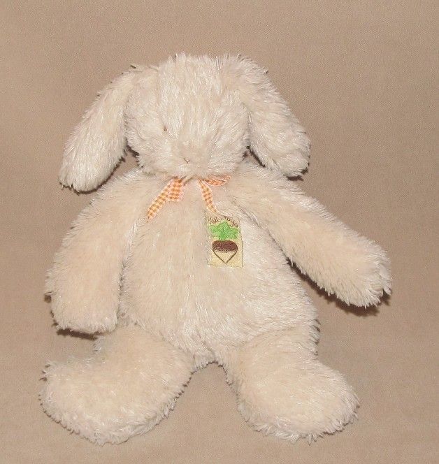 10 Bunnies by The Bay Cream Rutabaga Fluffy Bunny Rabbit Orange 