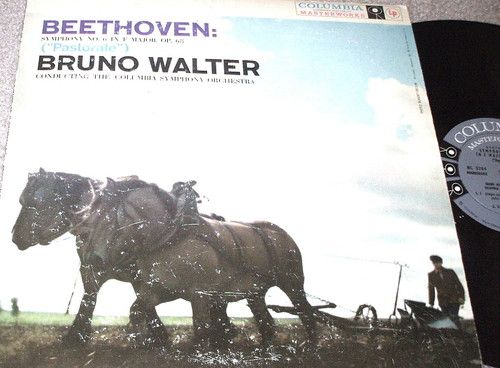 Bruno Walter Beethoven Pastorale 6 LP ml 5284 Columbia 6 Eye TAS 