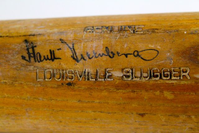 Vintage 1940s Hank Greenberg Autographed Bat JSA Thumbnail Image