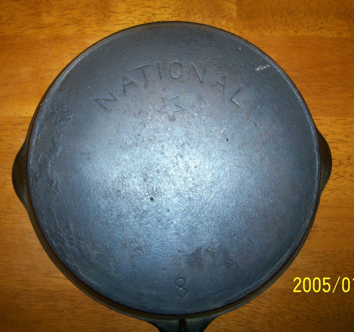 RARE Wagner National 8 Cast Iron Skillet